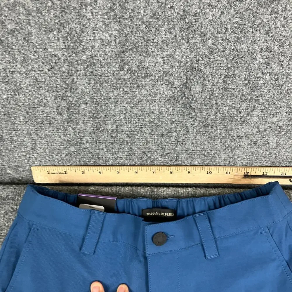 Banana Republic Shorts Mens Size‎ 30 Blue Flat Front Casual Chino Summer Shorts